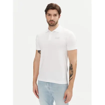Zdjęcie EA7 Emporio Armani Polo 8NPF14 PJVQZ 0100 Biały Regular Fit
