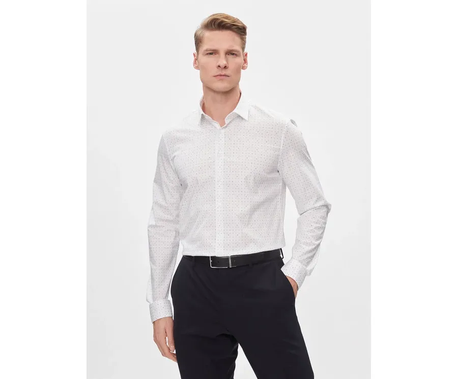 obrazek 1 Calvin Klein Koszula K10K112298 Biały Slim Fit