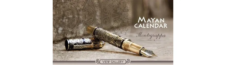 obrazek 5 Gold Fountain Pen Mayan Calendar Montegrappa