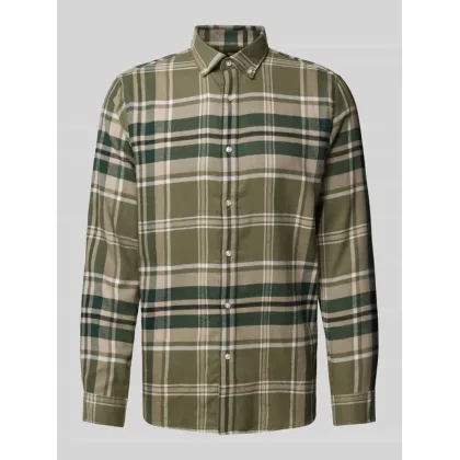 Zdjęcie Koszula casualowa o kroju tailored fit z kołnierzykiem typu button down model ‘LIAN’