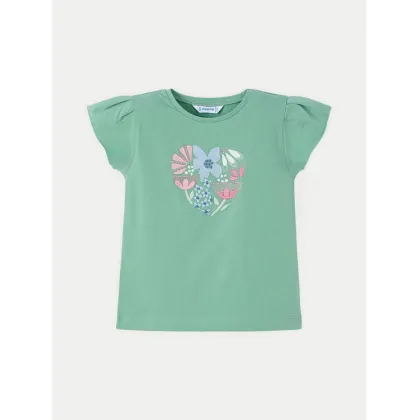 Zdjęcie Mayoral T-Shirt 3015 Zielony Regular Fit