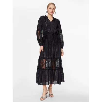 Zdjęcie TWINSET Sukienka codzienna 231TT2093 Czarny Regular Fit