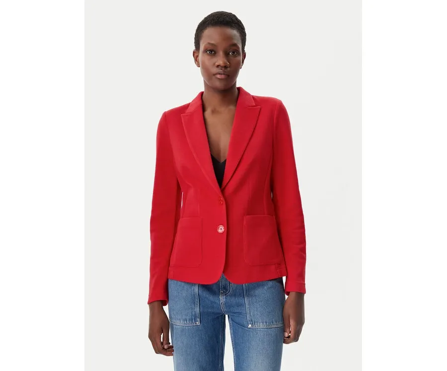 obrazek 1 Olsen Marynarka 15001367 Czerwony Regular Fit