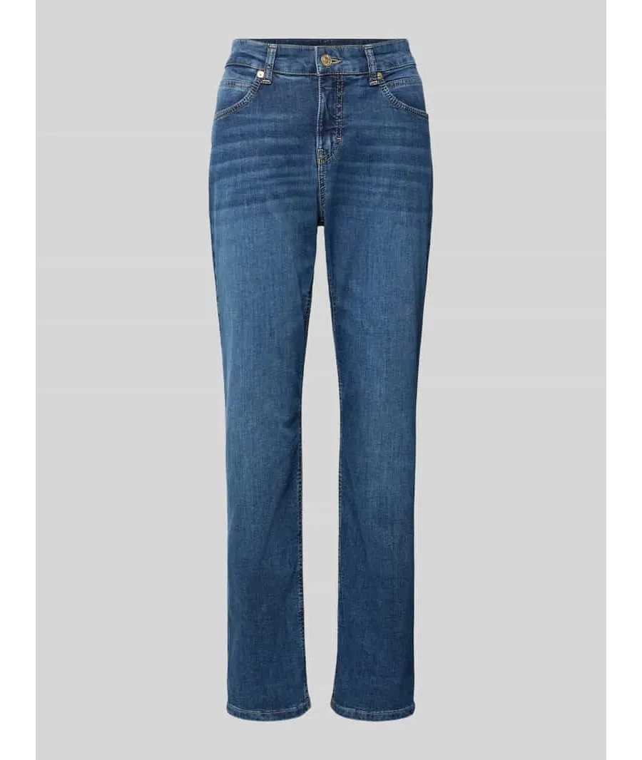 obrazek 1 Jeansy o kroju regular fit z wpuszczanymi kieszeniami model ‘Sue’