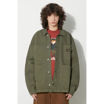 Zdjęcie Stan Ray kurtka jeansowa COVERALL JACKET (UNLINED) męska kolor zielony przejściowa AW2311609