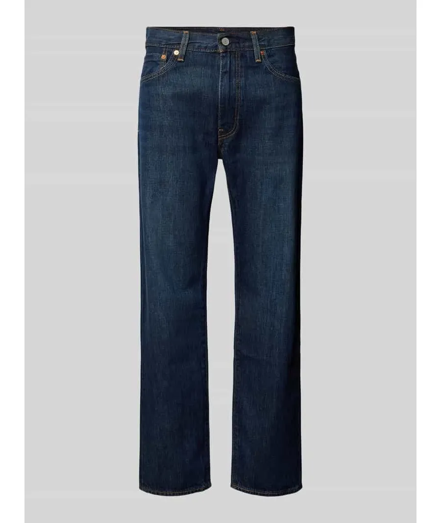 obrazek 1 Jeansy o kroju relaxed straight fit z 5 kieszeniami model ‘555’