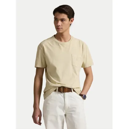 Zdjęcie Polo Ralph Lauren T-Shirt 710969628007 Beżowy Custom Slim Fit