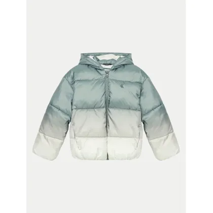 Zdjęcie Calvin Klein Jeans Kurtka zimowa Gradient IG0IG02591 D Zielony Regular Fit