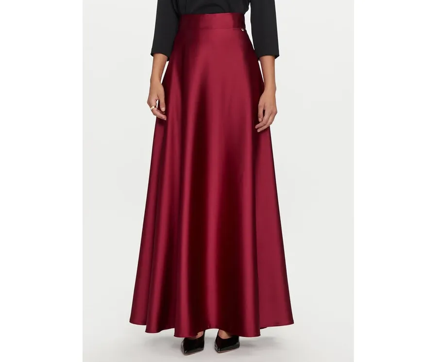 obrazek 1 Rinascimento Spódnica maxi CFC0119875003 Bordowy Regular Fit