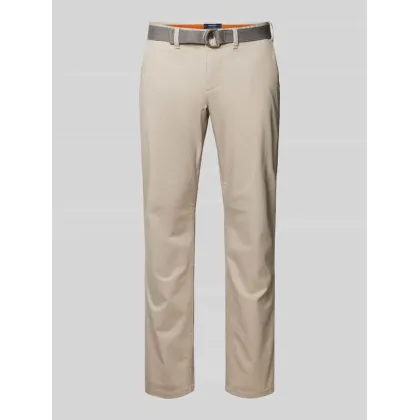 Zdjęcie Chinosy o kroju slim fit z paskiem