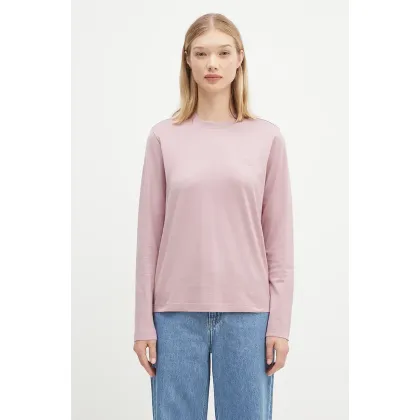 Zdjęcie Y-3 longsleeve bawełniany Regular Longsleeve Tee kolor różowy JD9823