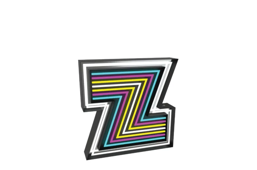 obrazek 1 Zjawiskowa świecąca litera Z