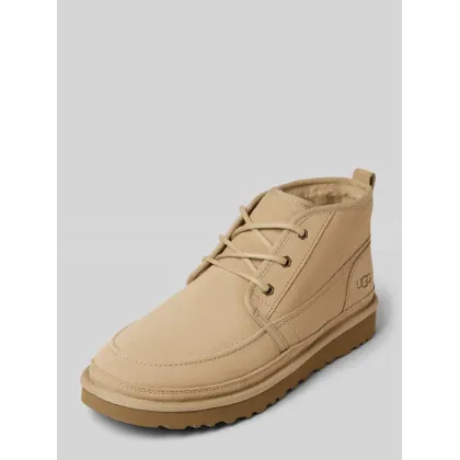 Zdjęcie Buty sznurowane skórzane z napisem z logo model ‘NEUMEL’