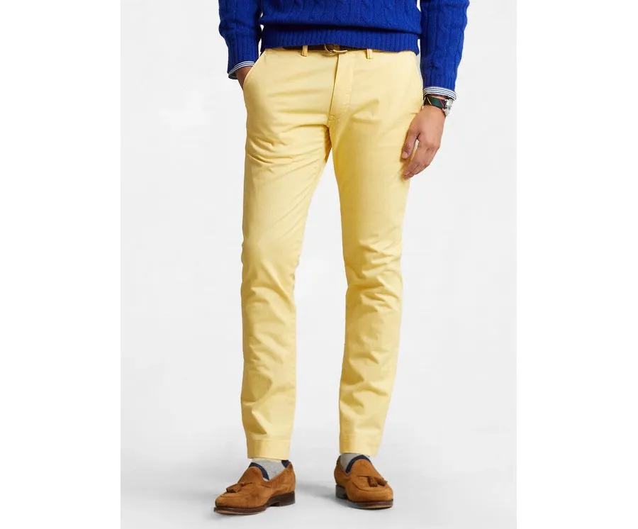 obrazek 1 Polo Ralph Lauren Chinosy 710704176032 Żółty Slim Fit