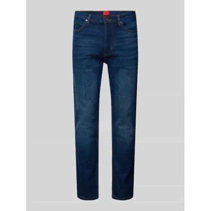 Zdjęcie Jeansy o kroju tapered fit z 5 kieszeniami