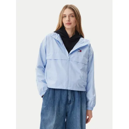 Zdjęcie Tommy Jeans Wiatrówka Essential DW0DW20672 Błękitny Relaxed Fit