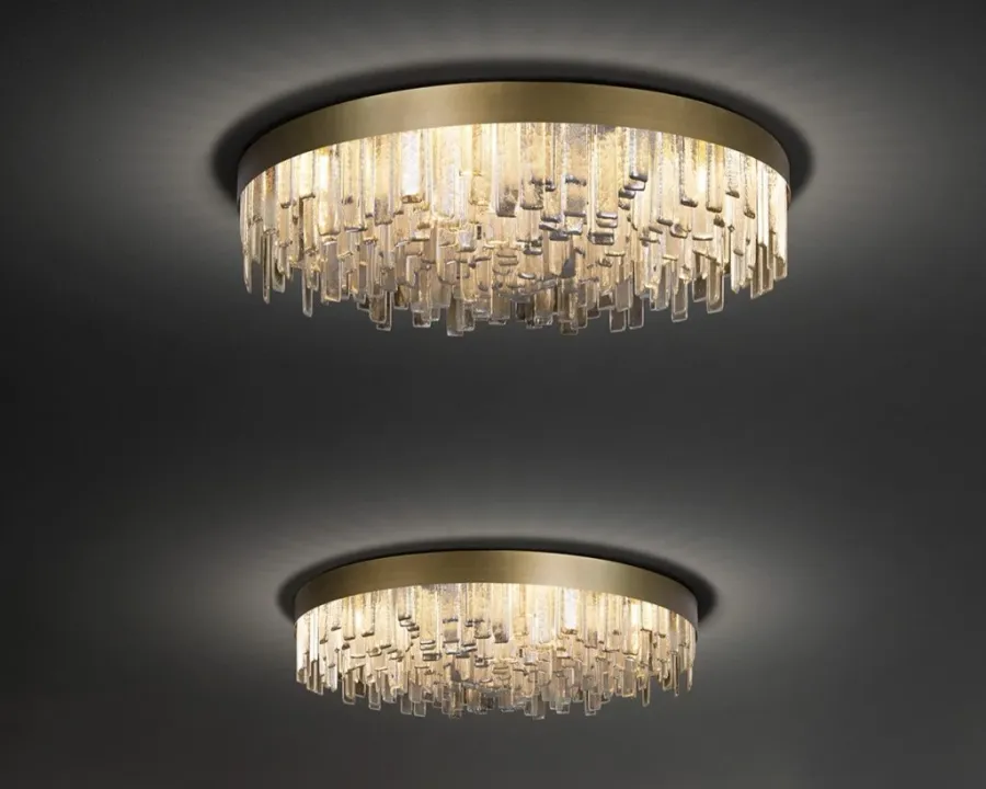 obrazek 2 Prestiżowa szklana lampa sufitowa - szkło murano prosto z Włoch