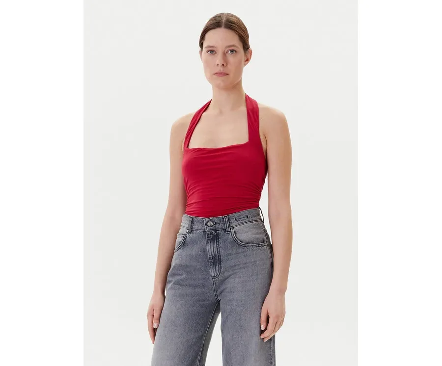 obrazek 1 Guess Top W5YP28 KACM2 Czerwony Regular Fit