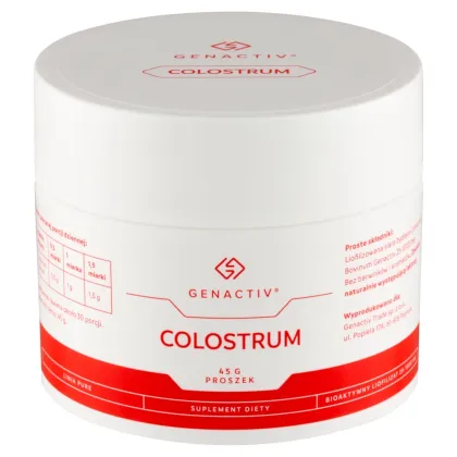 Zdjęcie Genactiv Colostrum Preparat wzmacniający odporność Proszek 45 g