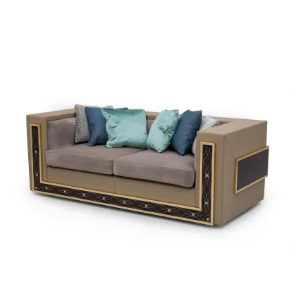 Zdjęcie Klasyczna włoska prestiżowa sofa do salonu - Bianchini