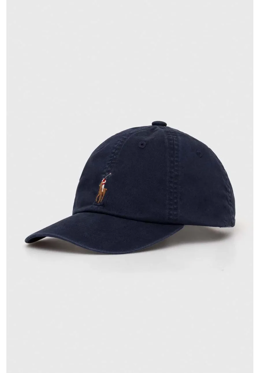obrazek 1 Polo Ralph Lauren czapka z daszkiem kolor granatowy gładka