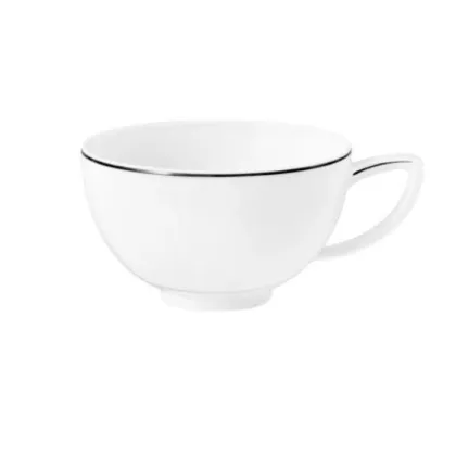 Zdjęcie Porcelanowa mała filiżanka do herbaty z czarnym zdobieniem w stylu klasycznym - Tettau