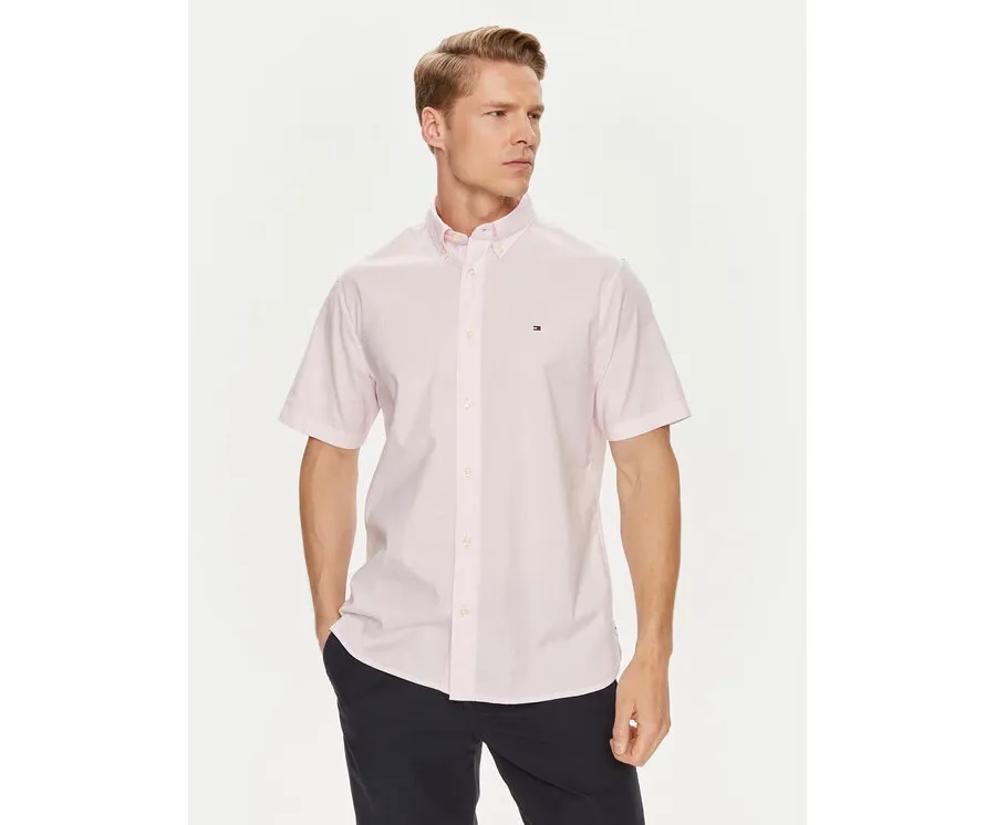 obrazek 1 Tommy Hilfiger Koszula MW0MW33809 Różowy Regular Fit