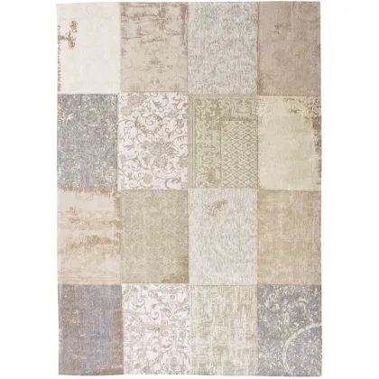 Zdjęcie Luksusowy beżowy dywan patchwork - PINCH OF CINNAMON 8236