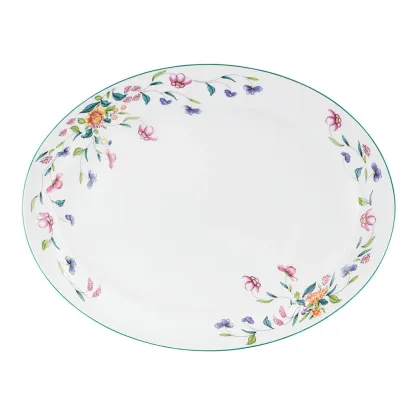 Zdjęcie Zdobiony półmisek porcelanowy Florence do jadalni