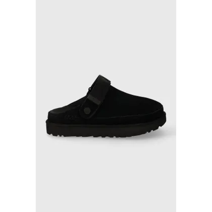 Zdjęcie UGG kapcie zamszowe Goldenstar Clog kolor czarny 1138252