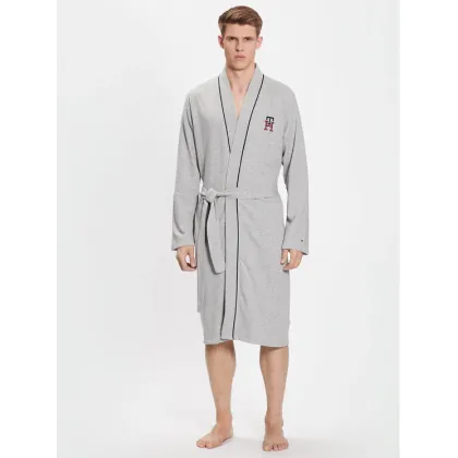 Zdjęcie Tommy Hilfiger Szlafrok UM0UM02840 Szary Regular Fit