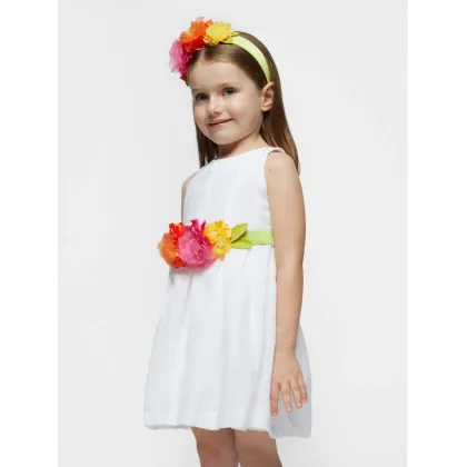 Zdjęcie Mayoral Sukienka elegancka 3959 Biały Regular Fit