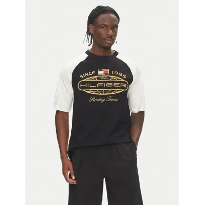 Zdjęcie Tommy Hilfiger T-Shirt F1 Movie MW0MW41389 Czarny Regular Fit