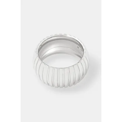 Zdjęcie Tom Wood pierścionek srebrny Tubogas Ring Medium 101334