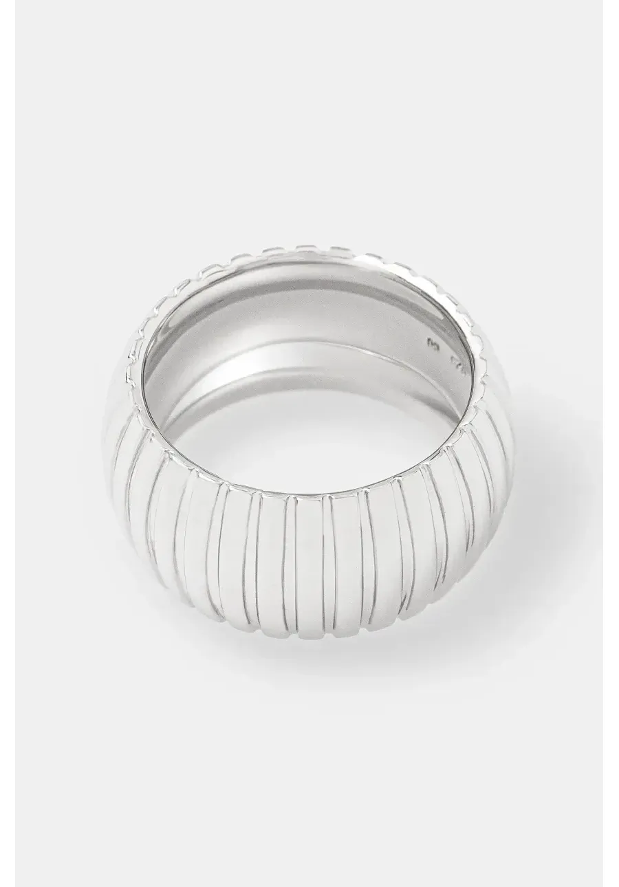 obrazek 1 Tom Wood pierścionek srebrny Tubogas Ring Medium 101334