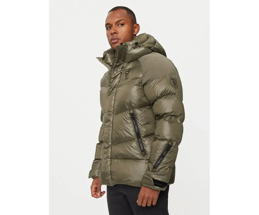 obrazek 1 Blauer Kurtka zimowa 24WBLUC02234 Zielony Regular Fit