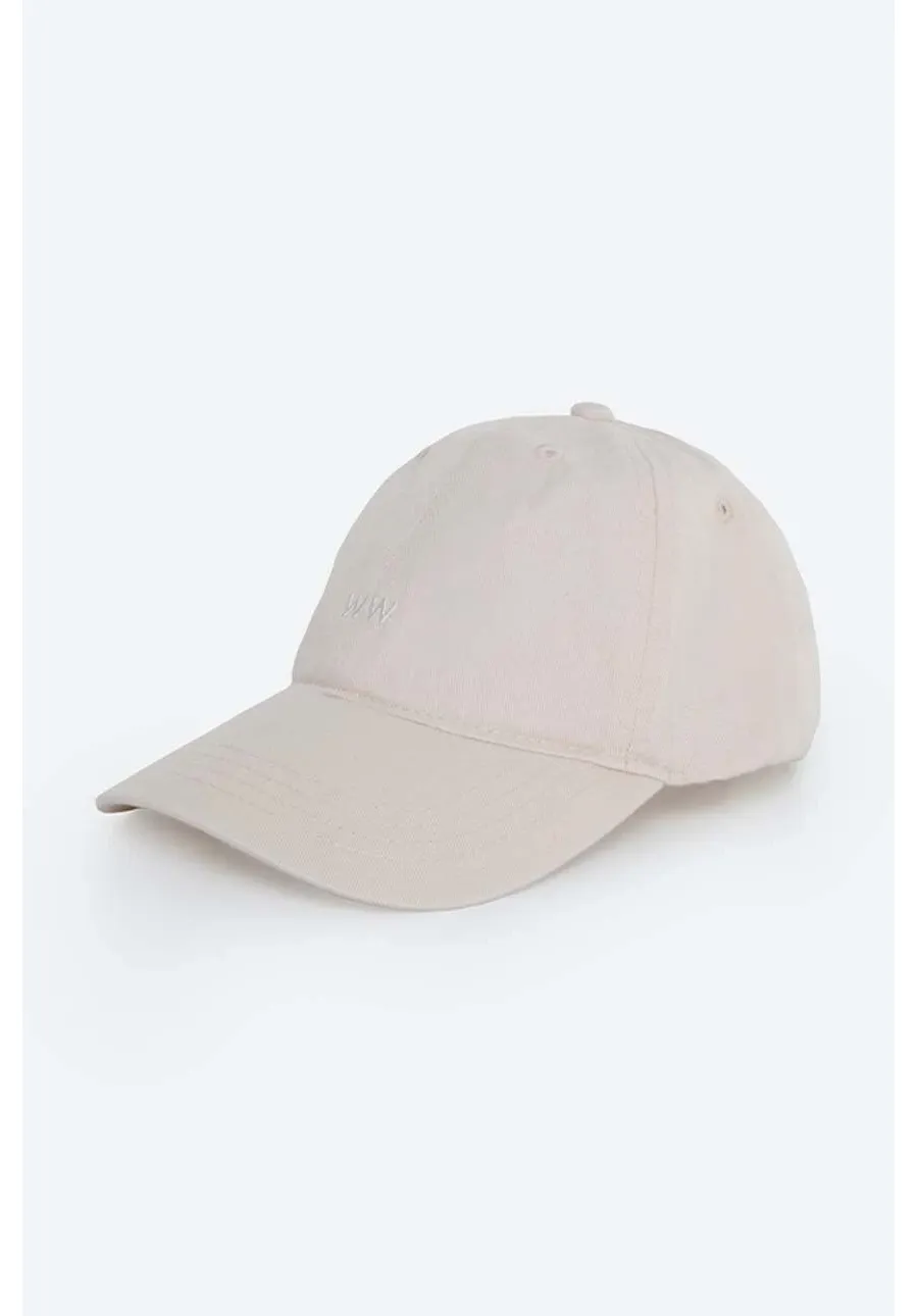obrazek 1 Wood Wood czapka z daszkiem bawełniana Low profile twill cap kolor beżowy gładka 12110804.7083