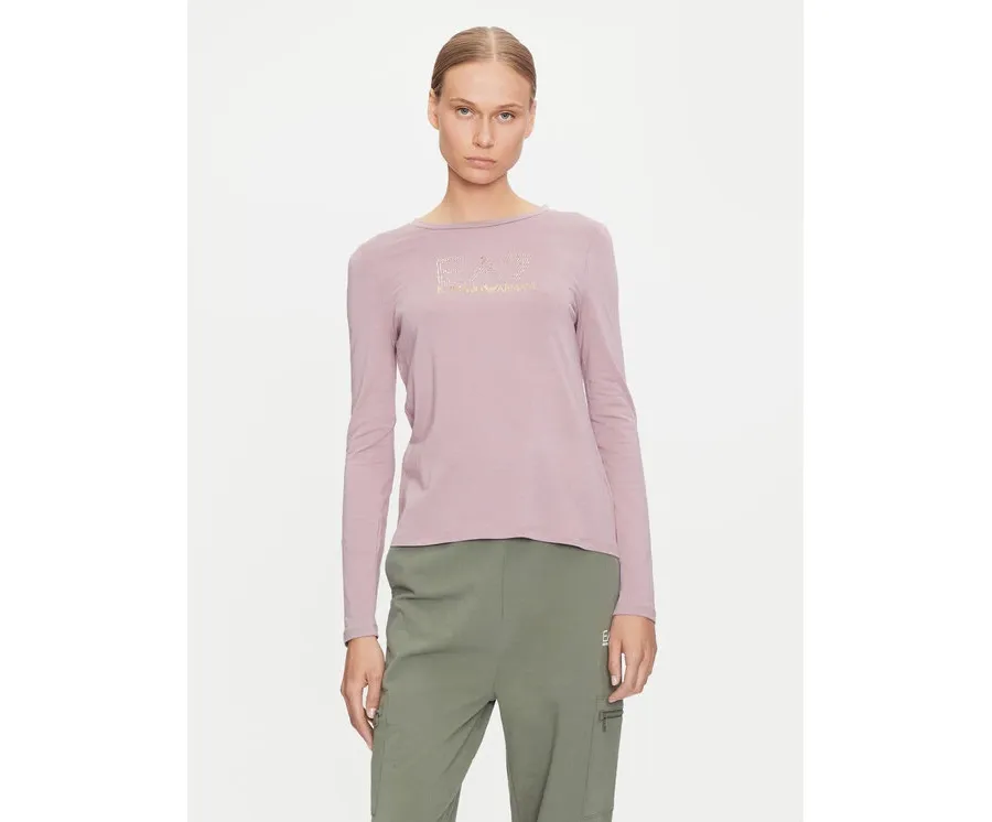 obrazek 1 EA7 Emporio Armani Bluzka 8NTT51 TJDQZ 1341 Fioletowy Regular Fit