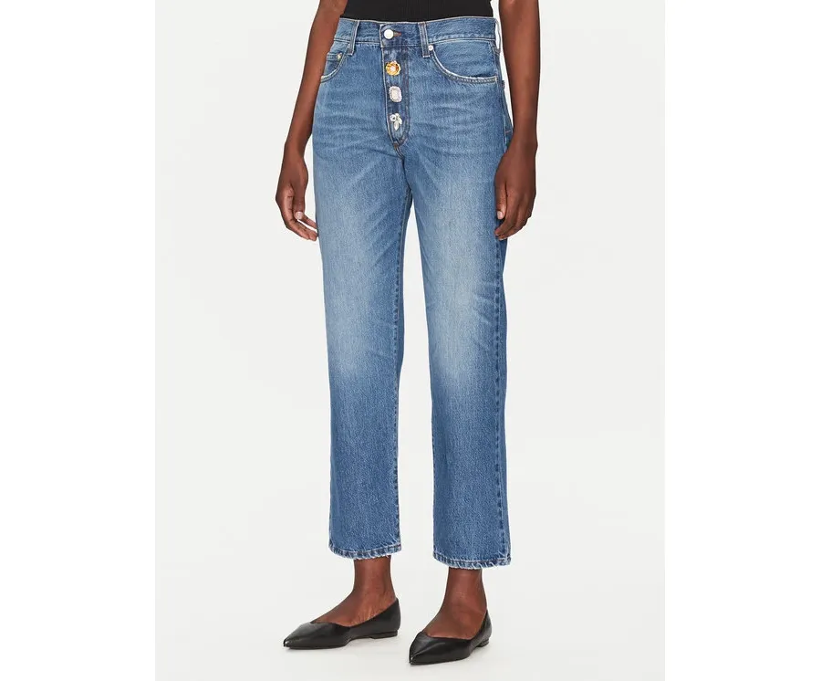 obrazek 1 ViCOLO Jeansy DD5214 Niebieski Regular Fit