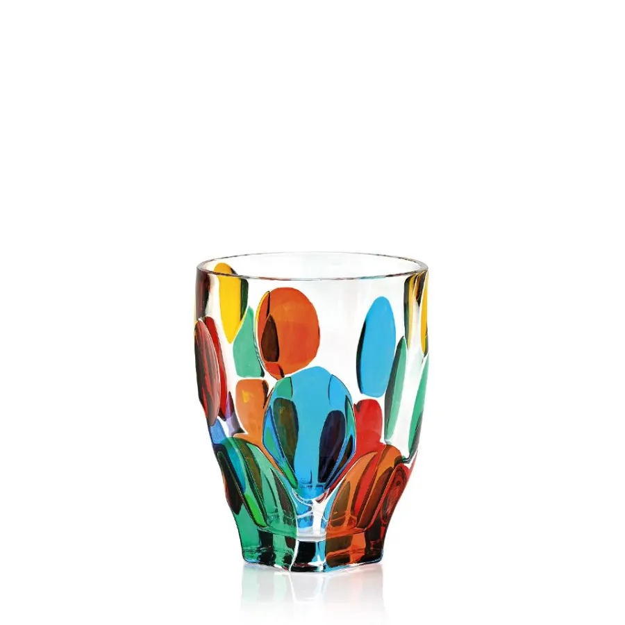 obrazek 1 Ręcznie malowany komplet 6 szklanek do wody (300 ml)