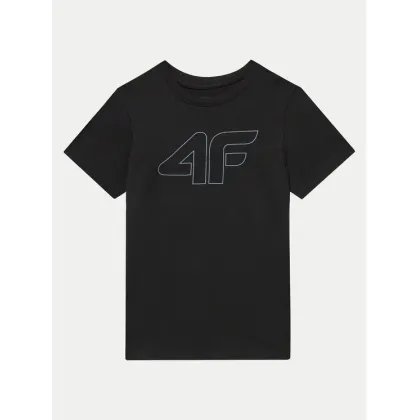 Zdjęcie 4F T-Shirt 4FJWMM00TTSHM1627 Czarny Regular Fit