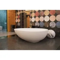 Picture A luxurious bathtub for a minimalist bathroom in three variants