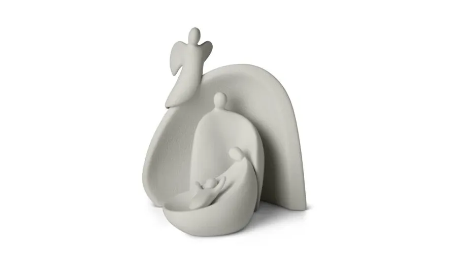 obrazek 4 Dekoracyjna figurka ceramiczna - szopka betlejemska