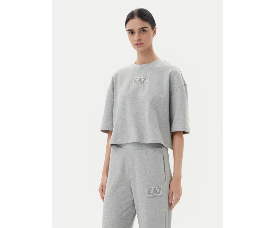 obrazek 1 EA7 Emporio Armani T-Shirt 7W000177 AF12473 O8002 Szary Loose Fit