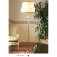Picture Floor lamp with a tube and a ball with a conical shade - Il Paralume Marina