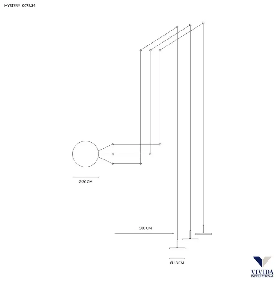 obrazek 4 Oryginalna lampa wisząca z aluminium, stali i akrylu