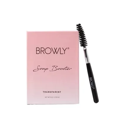 Zdjęcie BROWLY Soap Booster Transparent Żel do brwi 15 g