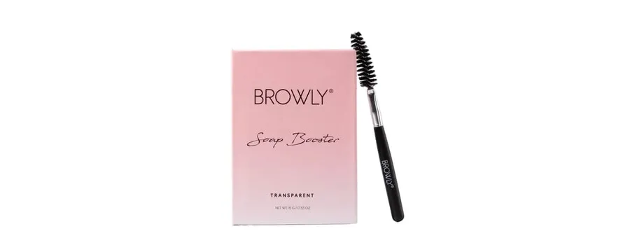 obrazek 1 BROWLY Soap Booster Transparent Żel do brwi 15 g