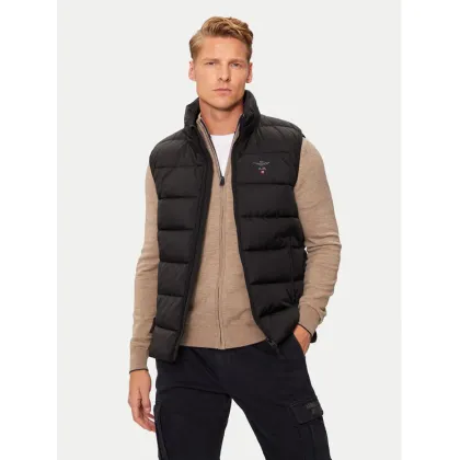 Zdjęcie Aeronautica Militare Bezrękawnik 242AB2185CT3375 Czarny Regular Fit
