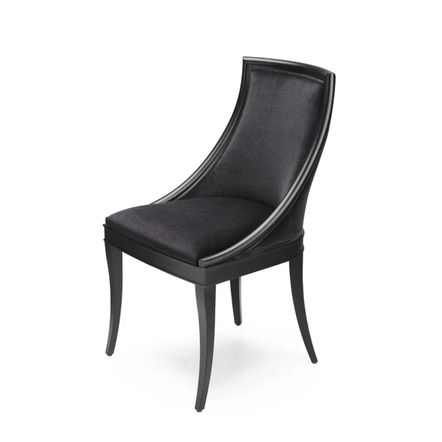 obrazek 3 Eleganckie krzesło z wyściełaną poduszką H.93xL.53xP.56 cm